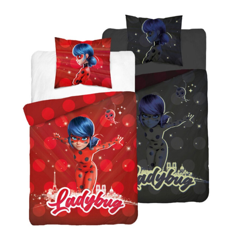 Pościel Fluorescencyjna 100% Bawełna 140x200cm Ladybug 04
