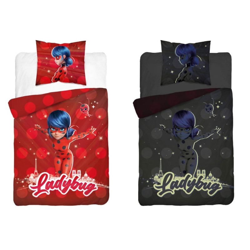 Pościel Fluorescencyjna 100% Bawełna 140x200cm Ladybug 04