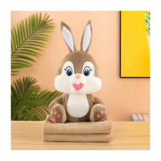 Koc Maskotka 2 W 1 Poduszka Zając