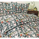 Komplet Pościeli Z Kory 100% Bawełna 160x200cm Serca