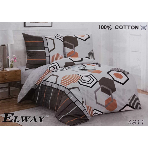 Pościel Dwustronna Bawełniana Elway 140/200 Grafika