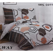 Pościel Dwustronna Bawełniana Elway 140/200 Grafika