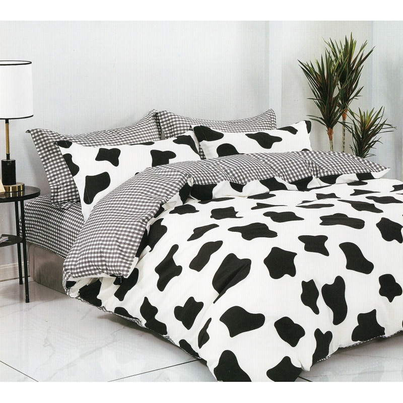 Pościel 160x200 Dwustronna Bawełna Satynowa Collection World Łatki