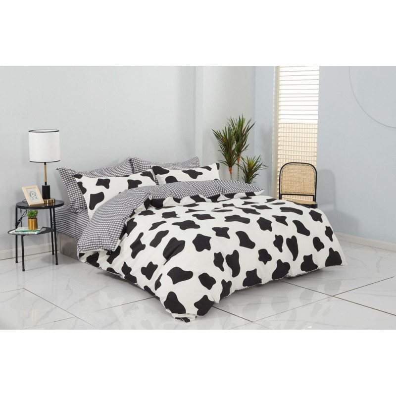 Pościel 160x200 Dwustronna Bawełna Satynowa Collection World Łatki