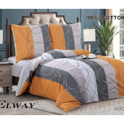 Pościel Bawełniana Dwustronna Elway 160/200 Grafika