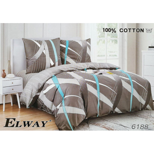 Pościel Dwustronna Bawełniana Elway 220/200 Grafika