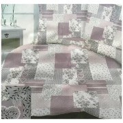 Komplet Pościeli Z Kory 100% Bawełna 220x200cm Grafika