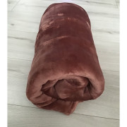 Koce Z Mikrofibry 150x200cm Bordowo/Różowy