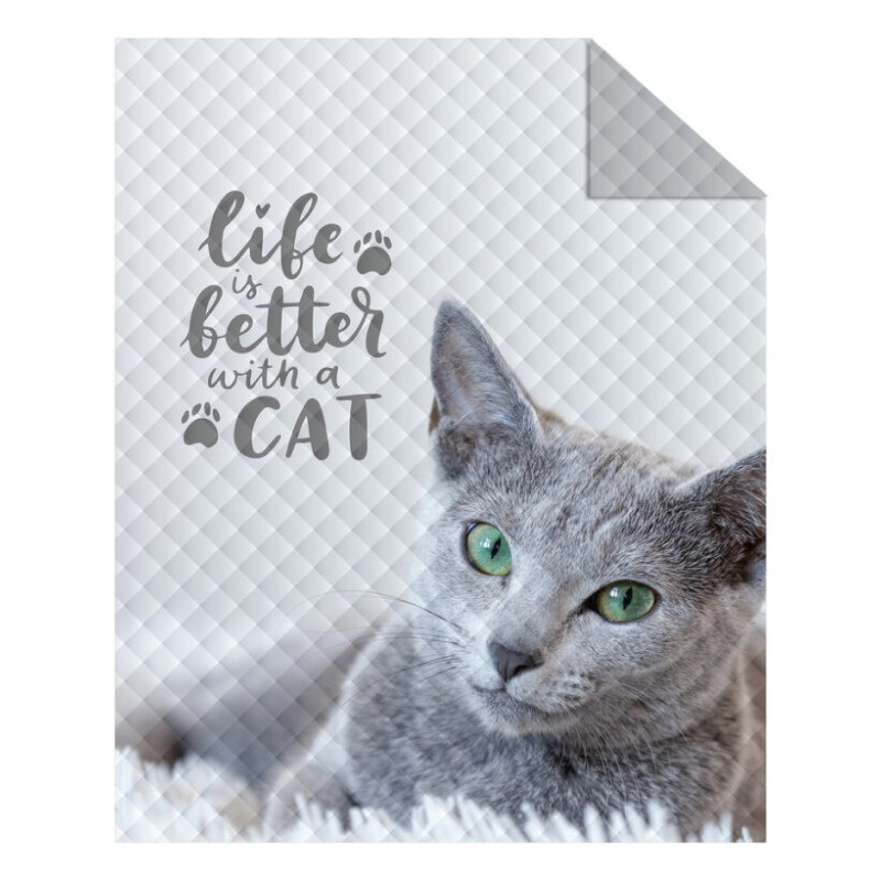 Narzuta Młodzieżowa Kot 170x210cm Detexpol