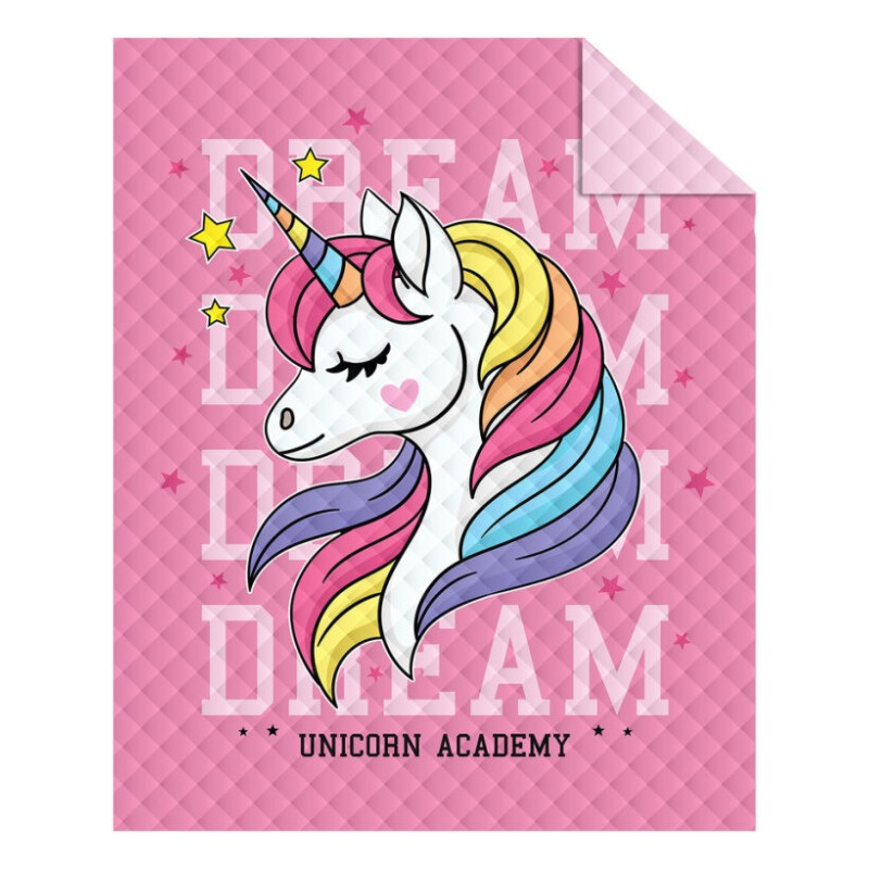 Narzuta Młodzieżowa Jednorożec 170x210cm Detexpol