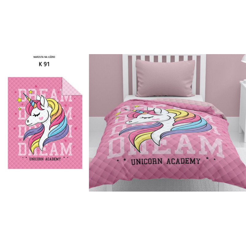 Narzuta Młodzieżowa Jednorożec 170x210cm Detexpol