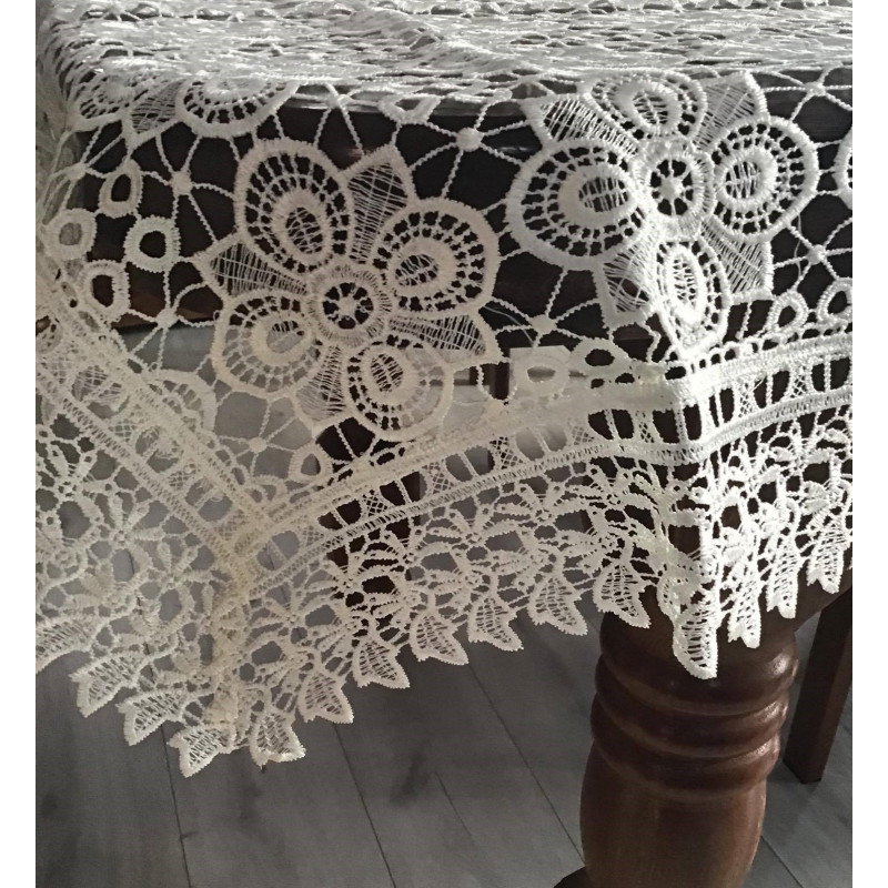 Obrus Z Gipiury Ekri Cały Koronkowy