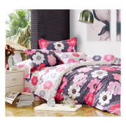 Pościel 220x200 Dwustronna Bawełna Satynowa Collection World Kwiaty Ró...