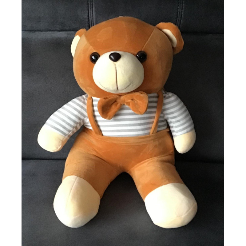 Koc Maskotka 2 W 1 Poduszka Miś Z Muszką