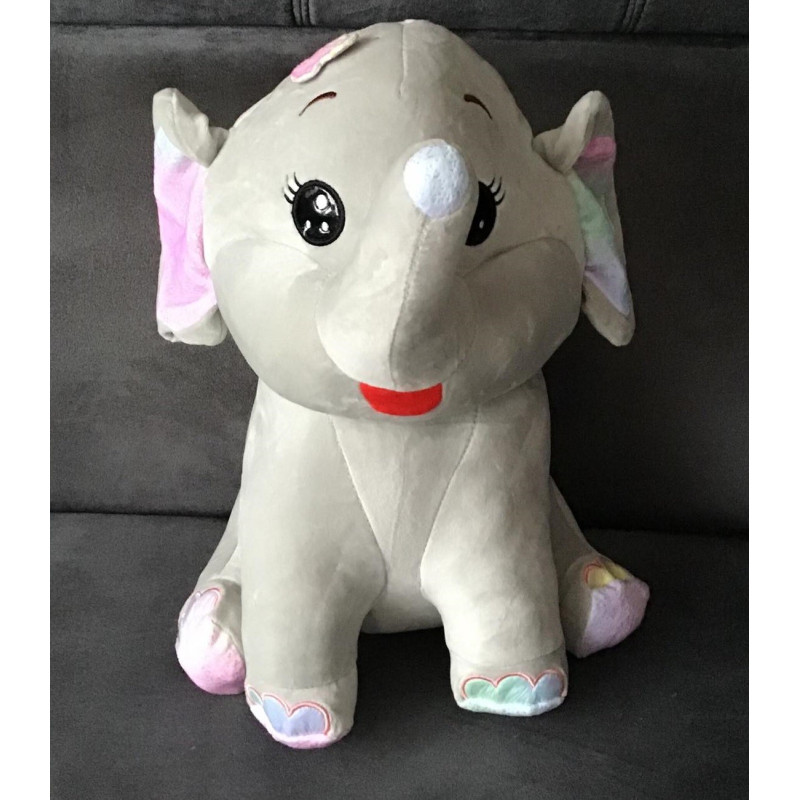 Koc Maskotka 2 W 1 Poduszka Słonik