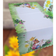 Bieżniki/Serwety Drukowane Świąteczne Wielkanocne Zajączki