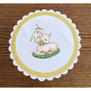 Serwetka 37cm Z Nadrukiem Wielkanocnym Baranek
