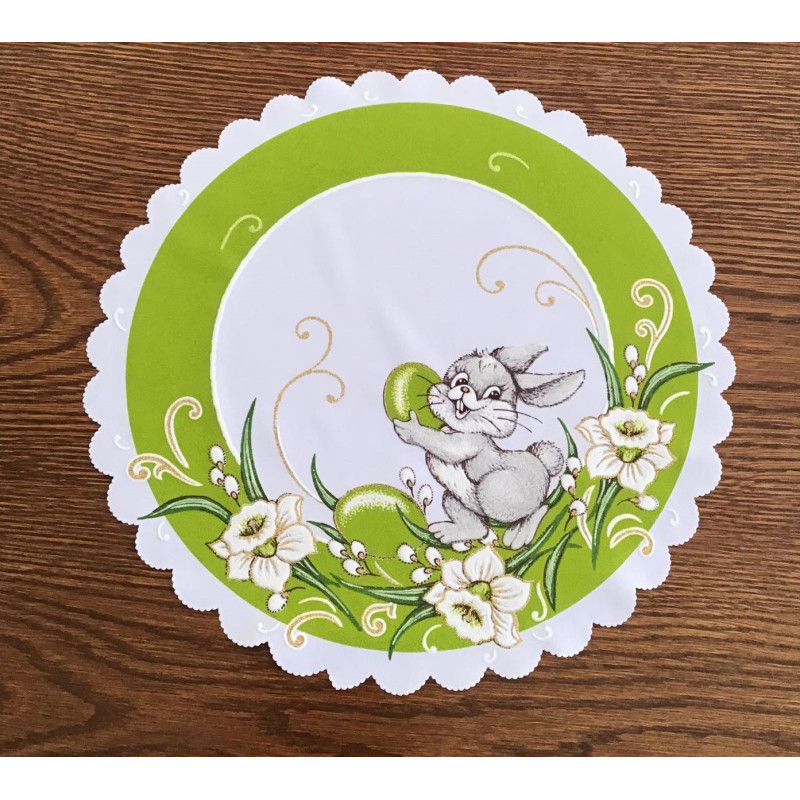 Serwetka 35cm Z Nadrukiem Świątecznym Zajączek