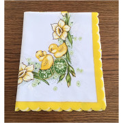 Serweta 90x90cm Świąteczna Wielkanoc Kurczaczki