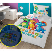 Pościel Fluorescencyjna 100% Bawełna 160x200cm 2cz Dinusie