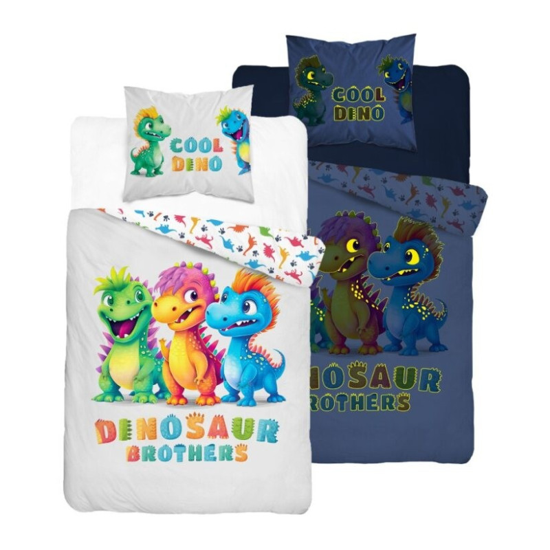 Pościel Fluorescencyjna 100% Bawełna 160x200cm 2cz Dinusie