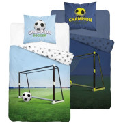 Pościel Fluorescencyjna 100% Bawełna 140x200cm 2cz Piłka/Bramka