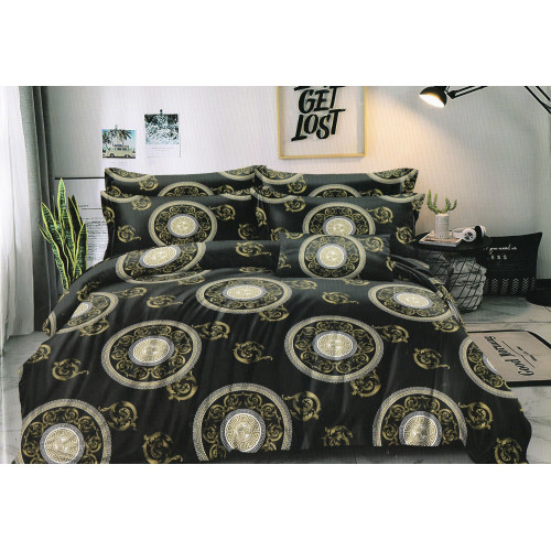 Pościel 3D Satyna Bawełniana 220/200 4cz Grafika