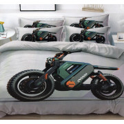 Pościel 3D Satyna Bawełniana 160/200 4cz Motor