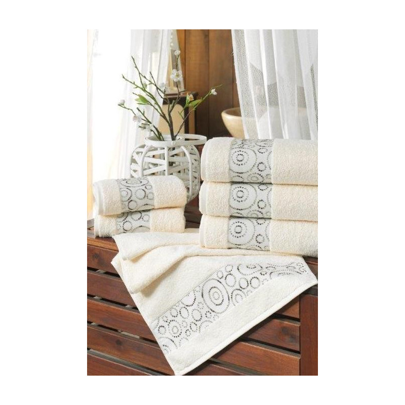 Ręczniki Tureckie Grube Zestaw 3 Sztuki Ekri