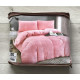 Pościel Mikrofibra Welurowa Minky 220x200 Jasny Róż