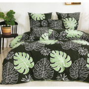 Pościel 140x200 Dwustronna Bawełna Satynowa Collection World Liście Mo..