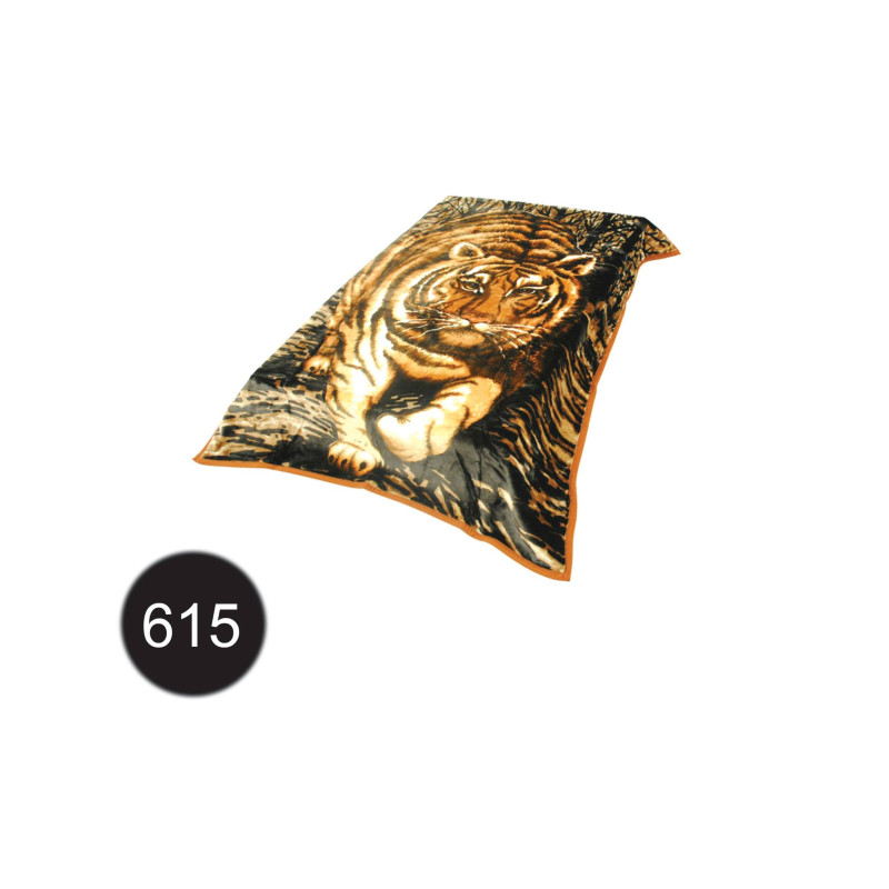 Koc Elway Gruby 160/210cm Tygrys