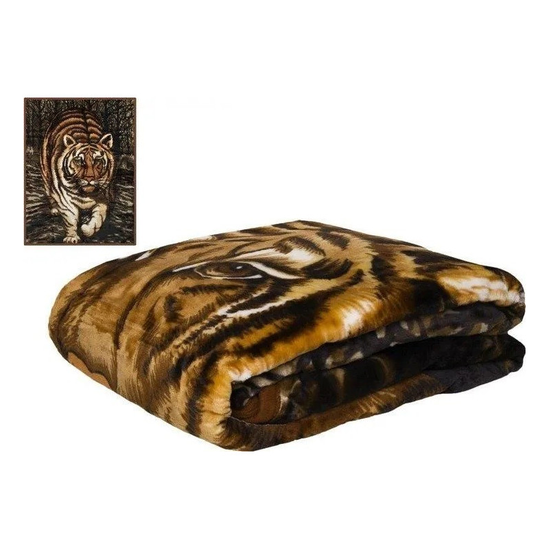 Koc Elway Gruby 160/210cm Tygrys