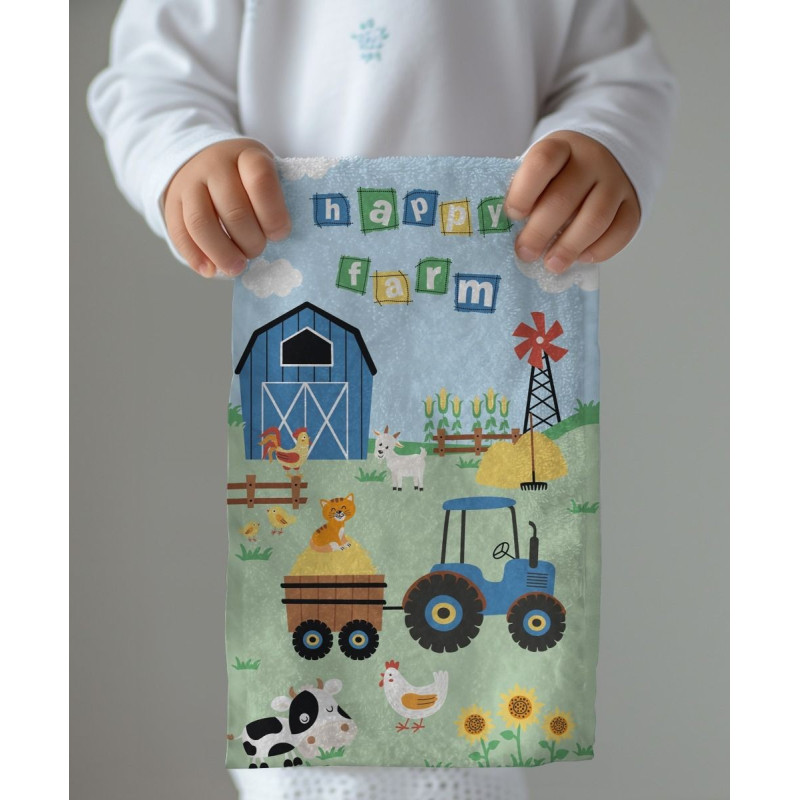 Ręcznik Bawełniany Dziecięcy 30x50 Farma