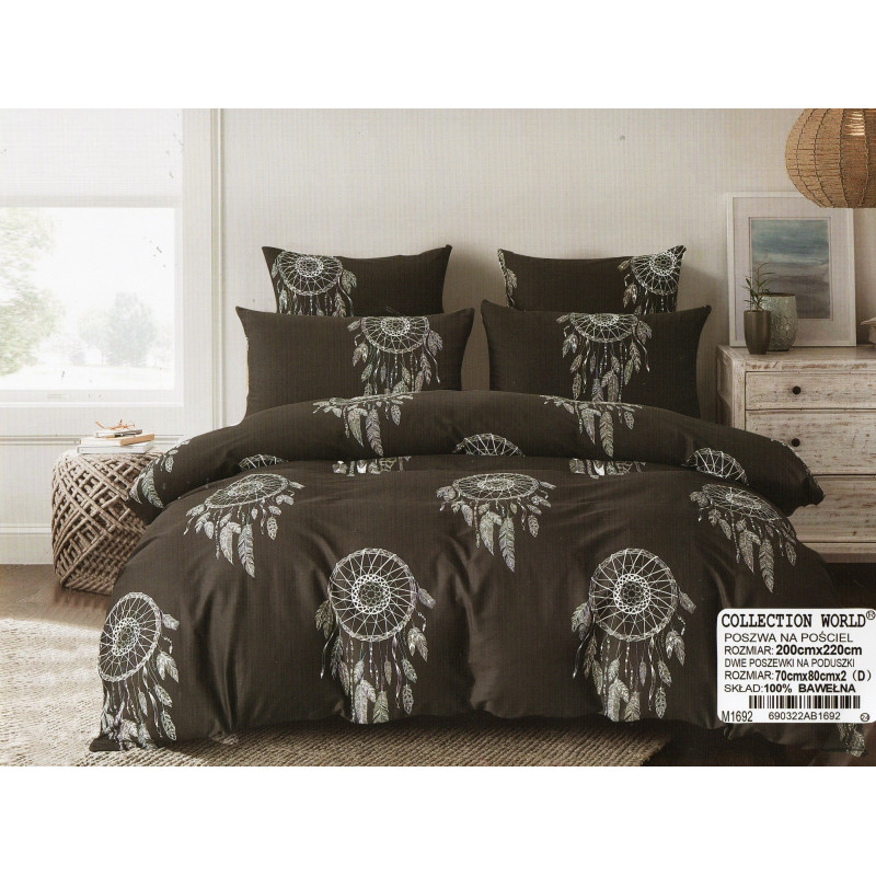 Pościel 220x200 Dwustronna Bawełna Satynowa Collection World Łapacze S...