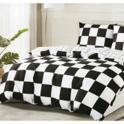 Pościel 220x200 Dwustronna Bawełna Satynowa Collection World Szachowni