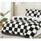 Pościel 220x200 Dwustronna Bawełna Satynowa Collection World Szachowni