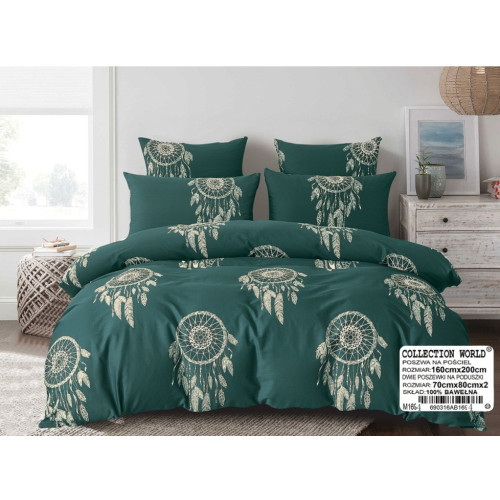 Pościel 160x200 Dwustronna Bawełna Satynowa Collection World Łapacze S...