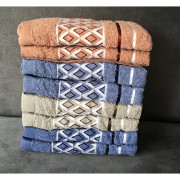 Komplet 8szt Ręczników Frotte Bawełna 100% Haft