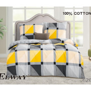 Pościel Dwustronna Bawełniana Elway 220/200 Grafika