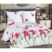 Pościel Dwustronna Bawełniana Elway 220/200 Kwiaty