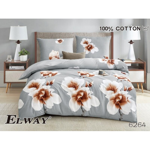 Pościel Dwustronna Bawełniana Elway 220/200 Kwiaty