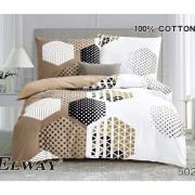 Pościel Bawełniana Dwustronna Elway 160/200 Grafika