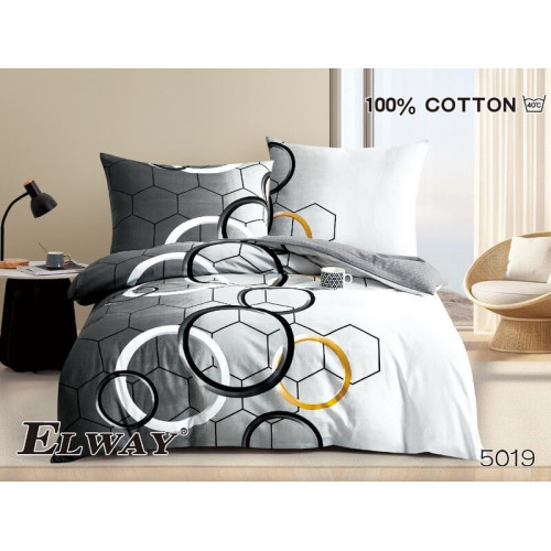 Pościel Bawełniana Dwustronna Elway 160/200 Grafika