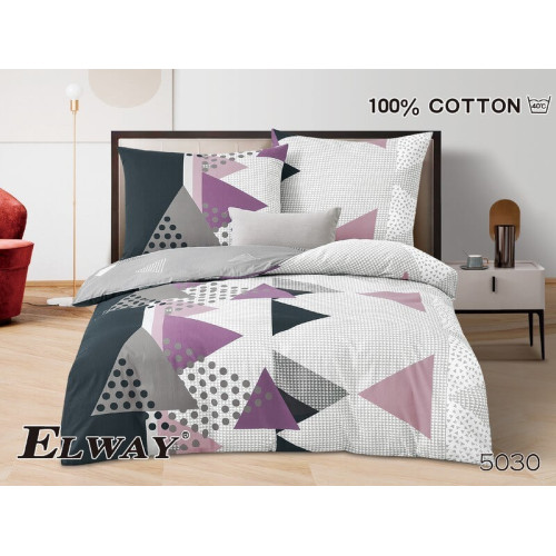 Pościel Bawełniana Dwustronna Elway 160/200 Grafika