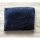 Koc Z Mikrofibry Gładki 160x200cm Granatowy