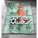 Kocyk Dziecięcy Gruby Akrylowy 100x140 Miś Na Zielonym