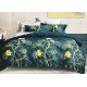 Pościel 3D Satyna Bawełniana 160/200 3cz Liście