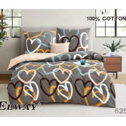 Pościel Dwustronna Bawełniana Elway 220/200 Serca