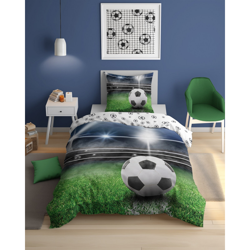 Pościel Młodzieżowa Detexpol 100% Bawełna 160/200 Piłka